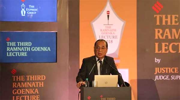 Democracy needs independent journalists and noisy judges: Justice Gogoi