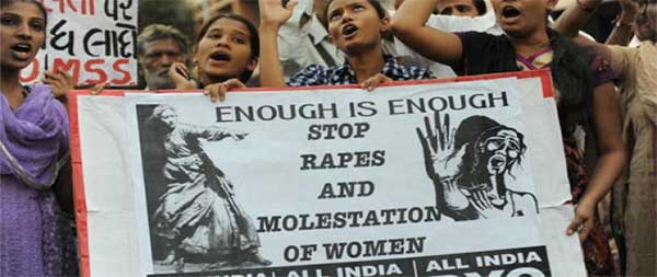 Over 1 lakh rape cases reported between 2014-16 in India